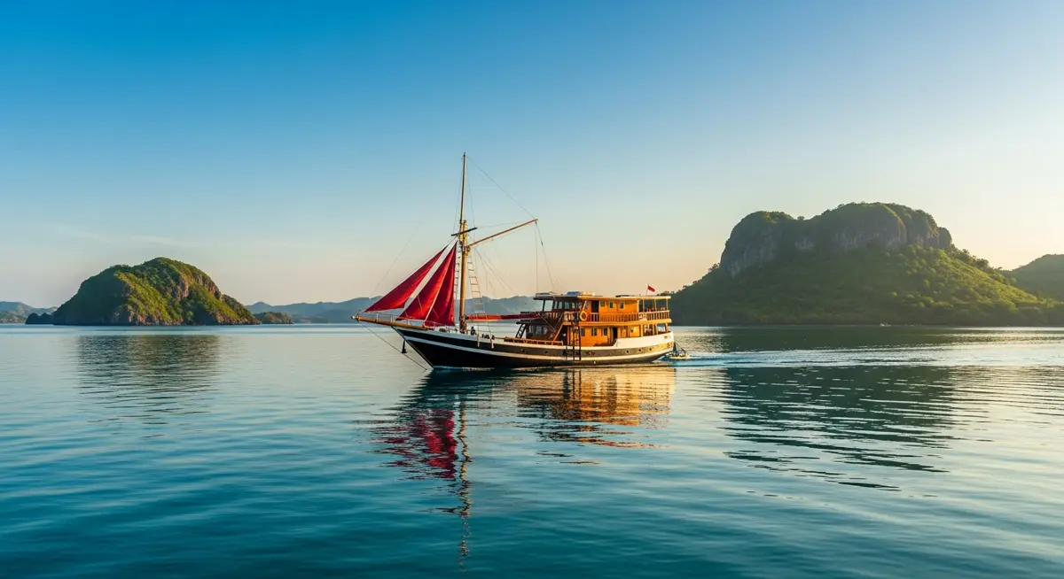Labuan Bajo Charter in Labuan Bajo — a traditional Indonesian phinisi sailing schooner